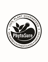 100% PLANT GUARANTEED VALIDATED AUTHENTICATED CERTIFIED PHYTOSURE