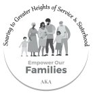 SOARING TO GREATER HEIGHTS OF SERVICE & SISTERHOOD EMPOWER OUR FAMILIES AKA