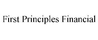 FIRST PRINCIPLES FINANCIAL