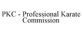 PKC PROFESSIONAL KARATE COMMISSION