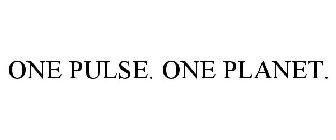 ONE PULSE. ONE PLANET.
