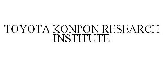 TOYOTA KONPON RESEARCH INSTITUTE