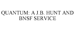 QUANTUM: A J.B. HUNT AND BNSF SERVICE