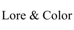 LORE & COLOR