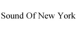 SOUND OF NEW YORK