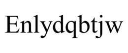 ENLYDQBTJW