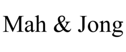 MAH & JONG