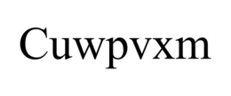 CUWPVXM