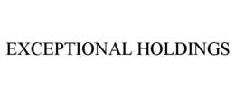 EXCEPTIONAL HOLDINGS