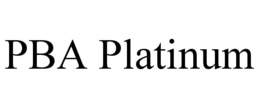 PBA PLATINUM