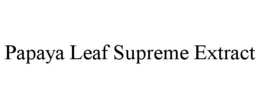 PAPAYA LEAF SUPREME EXTRACT