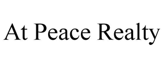 AT PEACE REALTY