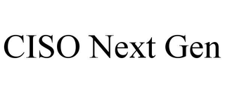 CISO NEXT GEN