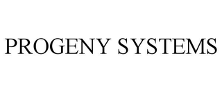 PROGENY SYSTEMS