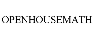 OPENHOUSEMATH