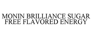 MONIN BRILLIANCE SUGAR FREE FLAVORED ENERGY