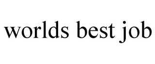 WORLDS BEST JOB