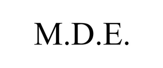 M.D.E.