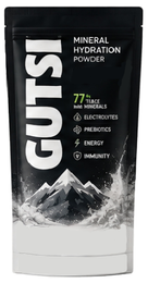 GUTSI MINERAL HYDRATION POWDER 77+ TRACE MINERALS ELECTROLYTES PREBIOTICS ENERGY IMMUNITY