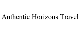 AUTHENTIC HORIZONS TRAVEL