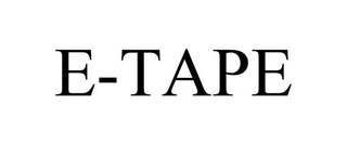 E-TAPE