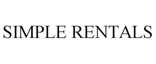 SIMPLE RENTALS