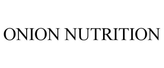 ONION NUTRITION