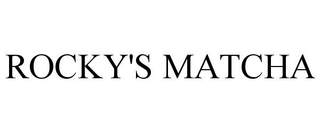 ROCKY'S MATCHA