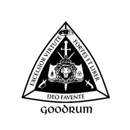 EXCELSIOR VIRTUTE FORTES ET LIBER DEO FAVENTE GOODRUM