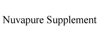 NUVAPURE SUPPLEMENT