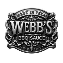 MADE IN TEXAS WEBB'S 713 BBQ SAUCE 281 DAMNEAR PERFECT