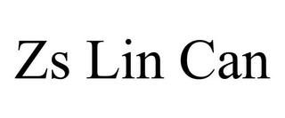 ZS LIN CAN