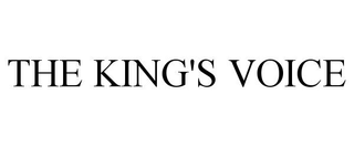 THE KING'S VOICE