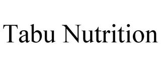 TABU NUTRITION