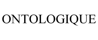 ONTOLOGIQUE