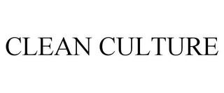 CLEAN CULTURE