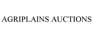 AGRIPLAINS AUCTIONS