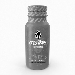 SHAKE WELL GT GODS TEARS BOTANICALS GENESIS "AWAKEN WITHIN" KAVA + KRATOM EXTRACT 60ML | 2 FL OZ
