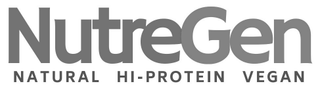NUTREGEN NATURAL HI-PROTEIN VEGAN