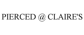 PIERCED @ CLAIRE'S