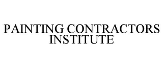 PAINTING CONTRACTORS INSTITUTE