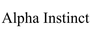 ALPHA INSTINCT