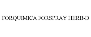 FORQUIMICA FORSPRAY HERB-D