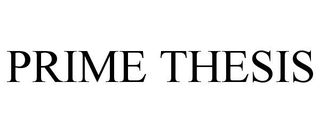 PRIME THESIS
