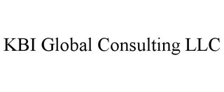 KBI GLOBAL CONSULTING LLC