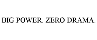 BIG POWER. ZERO DRAMA.