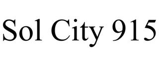 SOL CITY 915