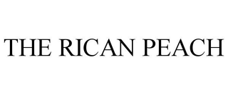 THE RICAN PEACH
