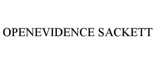 OPENEVIDENCE SACKETT