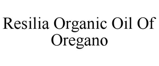 RESILIA ORGANIC OIL OF OREGANO